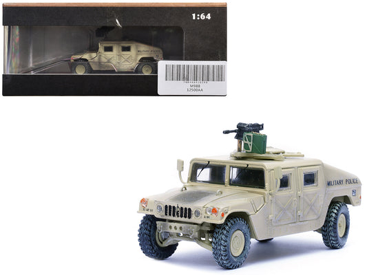 M988 Modern 4×4 Utility Vehicle with Grenade Launcher Desert Sand "Military Police 4th Traffic Platoon A company 92nd MP Battalion 89th MP Brigade Ad Daman Saudi Arabia Gulf War" (1990) "Military Miniature" Series 1/64 T&y Diecast Model by Panzerkampf