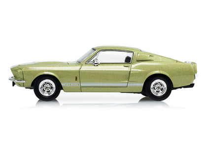 1967 Ford Shelby GT500 Lime Gold Metallic 1/64 Diecast Model Car - Greenlight