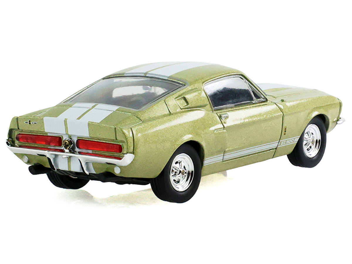 1967 Ford Shelby GT500 Lime Gold Metallic 1/64 Diecast Model Car - Greenlight