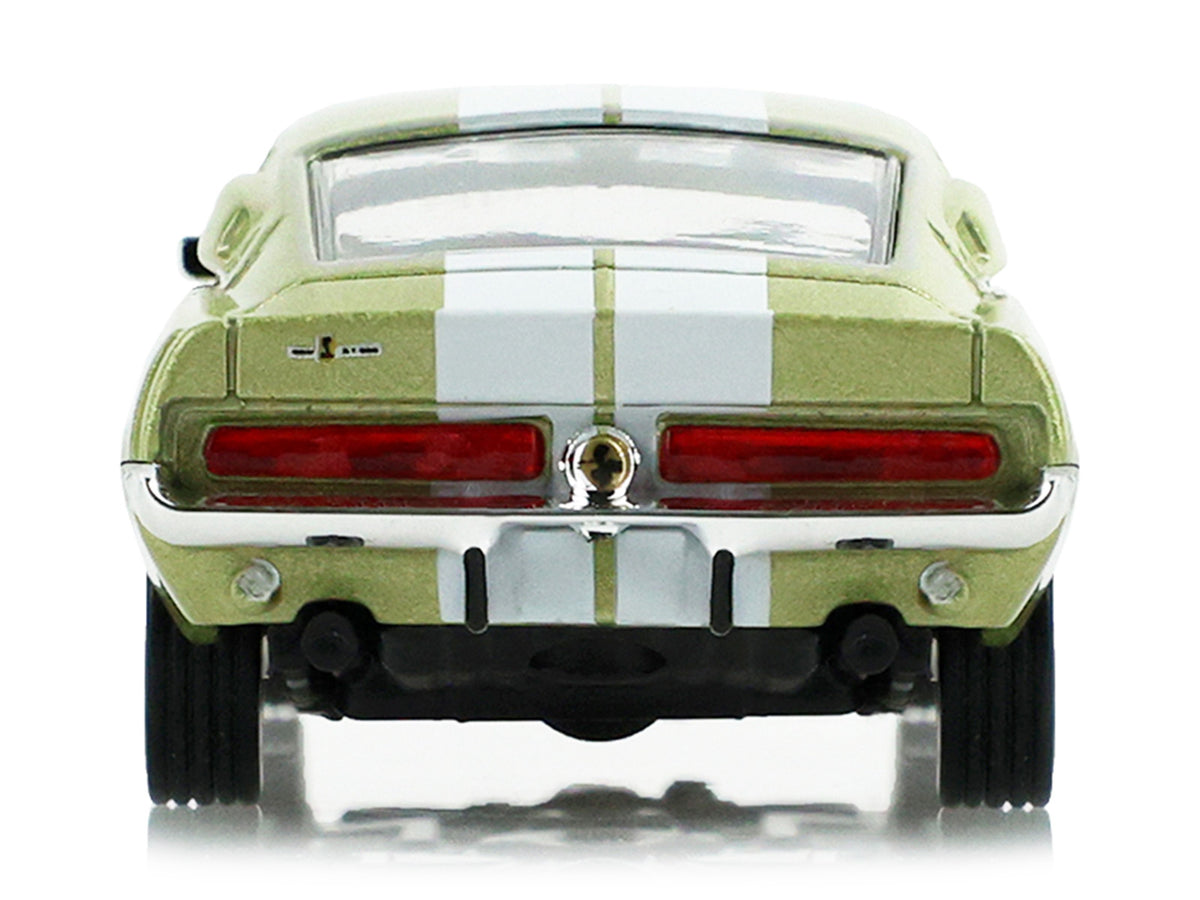 1967 Ford Shelby GT500 Lime Gold Metallic 1/64 Diecast Model Car - Greenlight