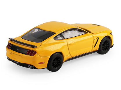 2017 Ford Mustang Shelby GT350 Triple Yellow 1/64 Diecast Model Car - Greenlight