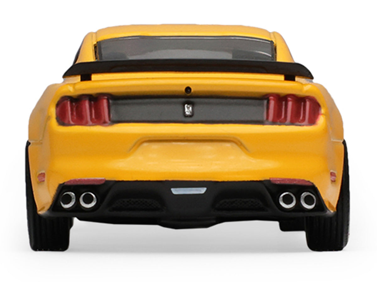 2017 Ford Mustang Shelby GT350 Triple Yellow 1/64 Diecast Model Car - Greenlight