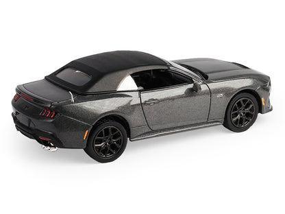 2024 Ford Mustang GT 5.0 Convertible Dark 1/64 Diecast Model Car - Greenlight