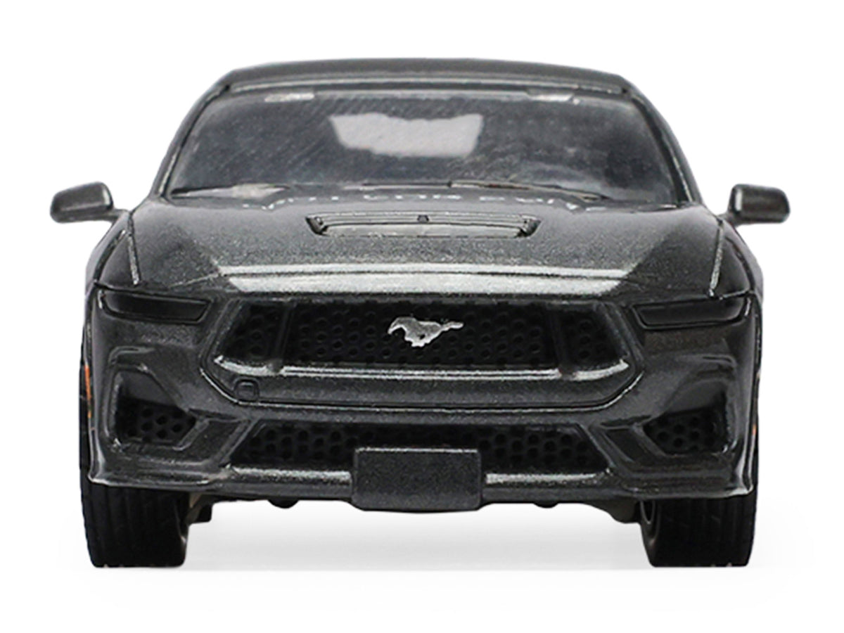 2024 Ford Mustang GT 5.0 Convertible Dark 1/64 Diecast Model Car - Greenlight