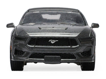 2024 Ford Mustang GT 5.0 Convertible Dark 1/64 Diecast Model Car - Greenlight