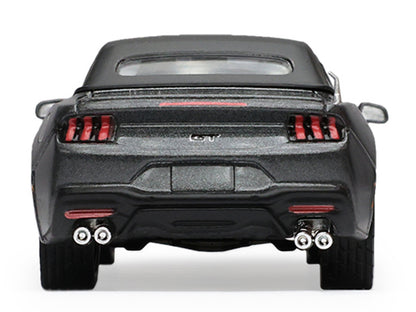 2024 Ford Mustang GT 5.0 Convertible Dark 1/64 Diecast Model Car - Greenlight