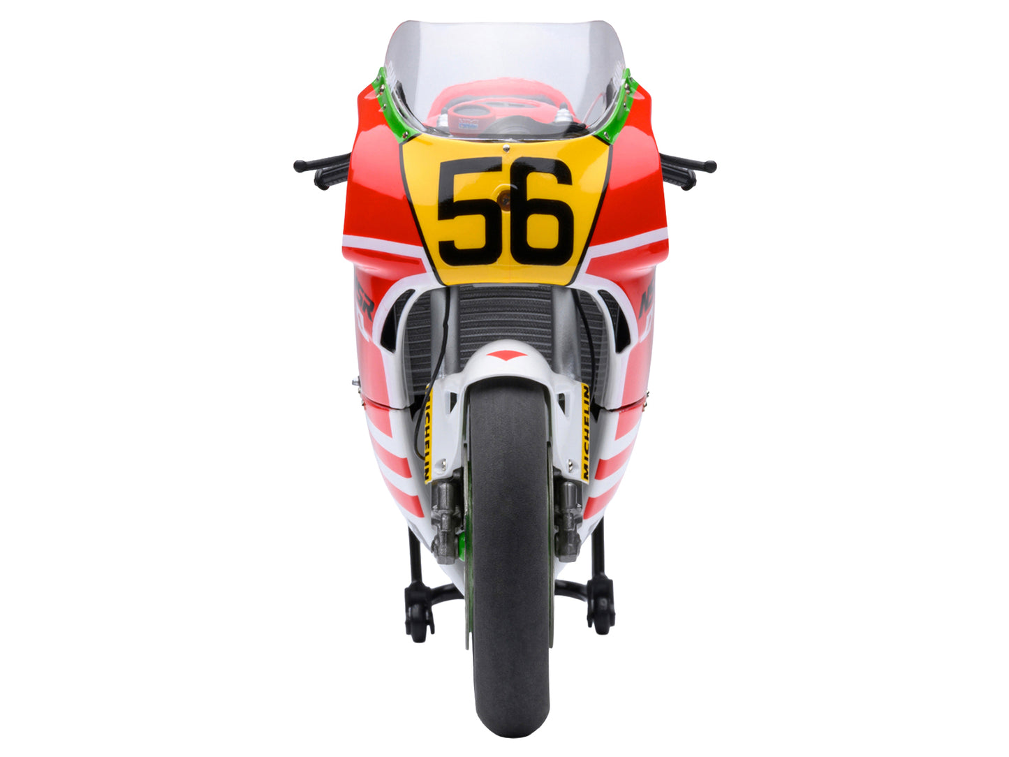 Honda NSR500 WGP500 Motorcycle #56 Red and White with Helmet "Baribari Legend" (1986) OVA 1/12 Model by Autoart <h2>Honda Autoart</h2> <p>High-quality diecast car perfect for collectors enthusiasts. F