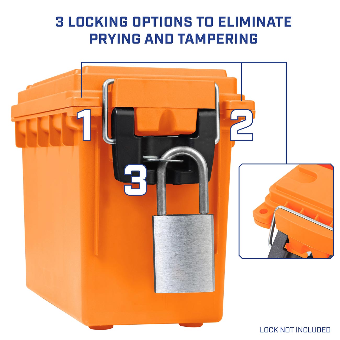 Sheffield Field Box- Safety Orange (Made In U.S.A.)