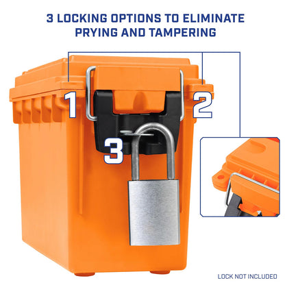 Sheffield Field Box- Safety Orange (Made In U.S.A.)