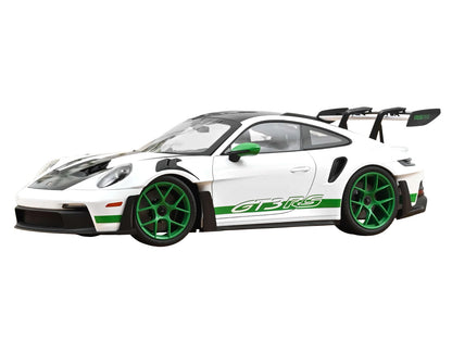2022 Porsche 911 GT3 RS Weissach Pack Carbon Hood Top Python Stripes 1/12