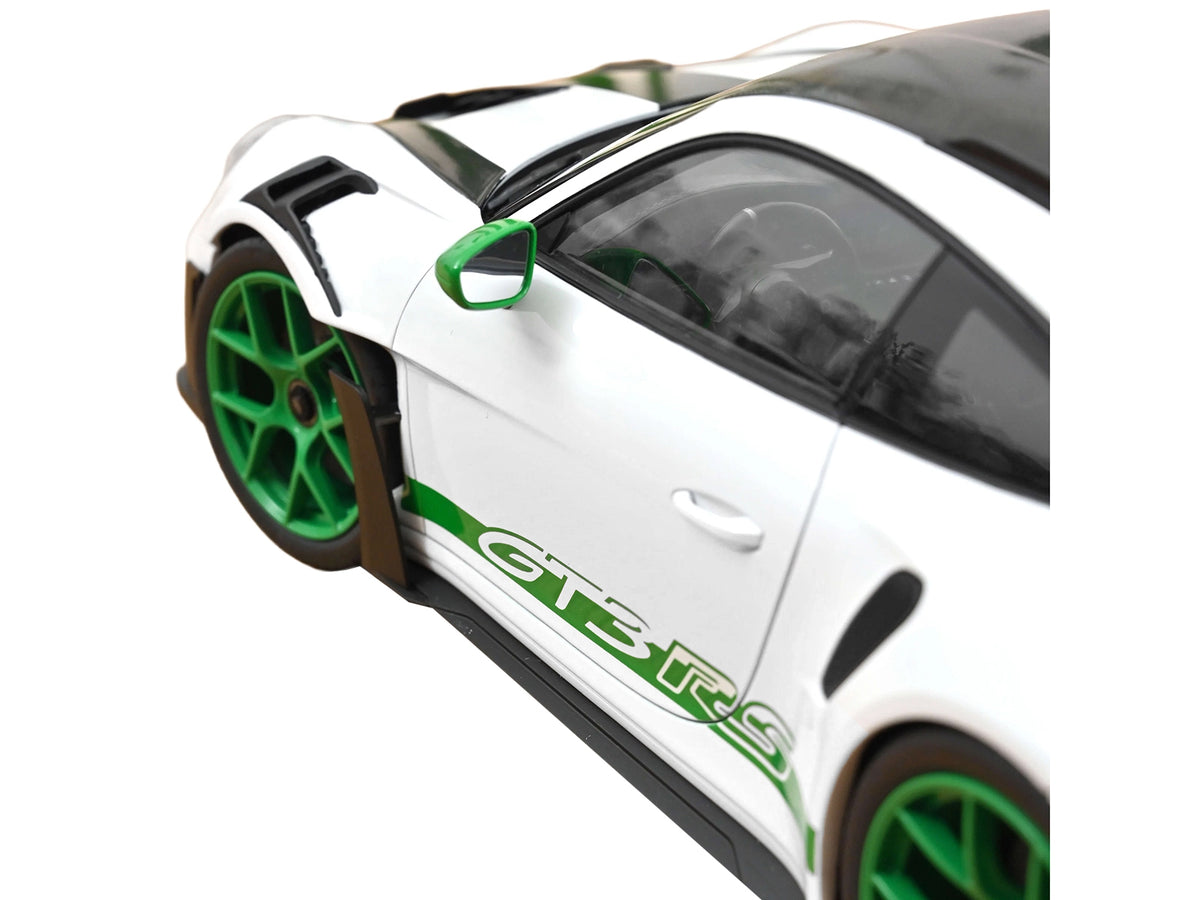 2022 Porsche 911 GT3 RS Weissach Pack Carbon Hood Top Python Stripes 1/12