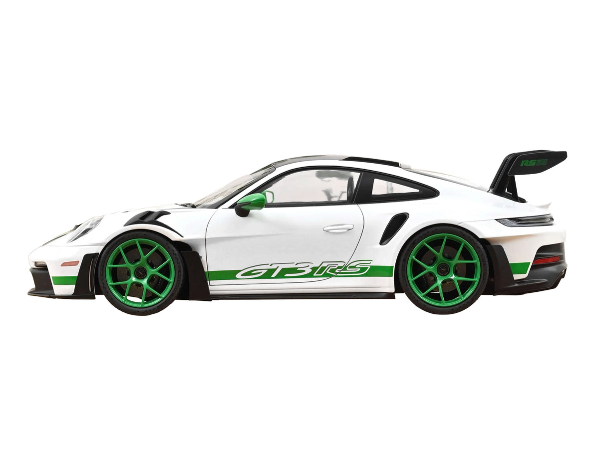 2022 Porsche 911 GT3 RS Weissach Pack Carbon Hood Top Python Stripes 1/12