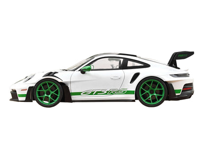 2022 Porsche 911 GT3 RS Weissach Pack Carbon Hood Top Python Stripes 1/12