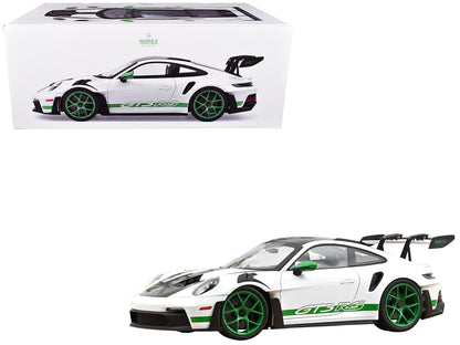 2022 Porsche 911 GT3 RS Weissach Pack Carbon Hood Top Python Stripes 1/12