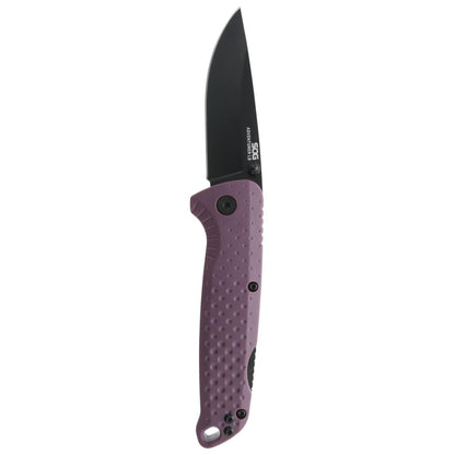 SOG Adventurer LB 3" Folding Pocket Knife (Dusk Purple + Black)