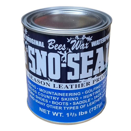 Atsko Sno-Seal Original Beeswax Waterproofing Seasonal Leather Protection (1 Quart Can)