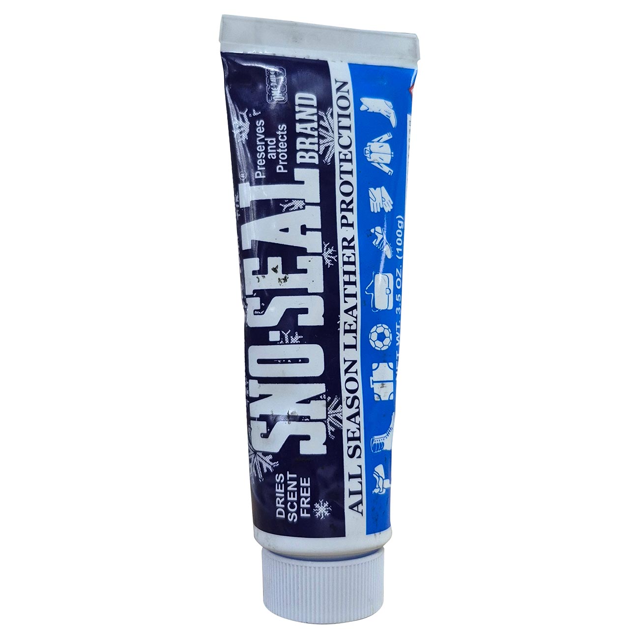 Atsko Sno-Seal Original Beeswax Waterproofing Seasonal Leather Protection (3.5 oz Tube) in carton