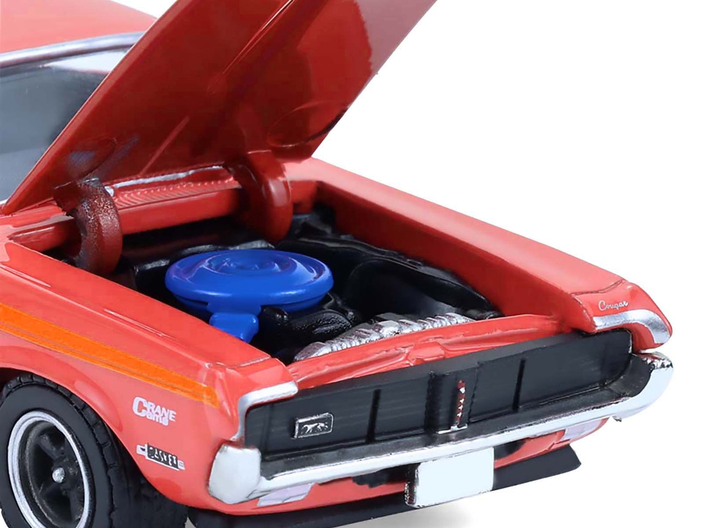 GreenLight 1969 Mercury Cougar Eliminator "Dyno Don" Red with Orange Stripes "GreenLight Muscle" Series 30 1/64 Diecast Model Car by <h2>1969 Greenlight</h2> <p>High-quality perfect for collectors and