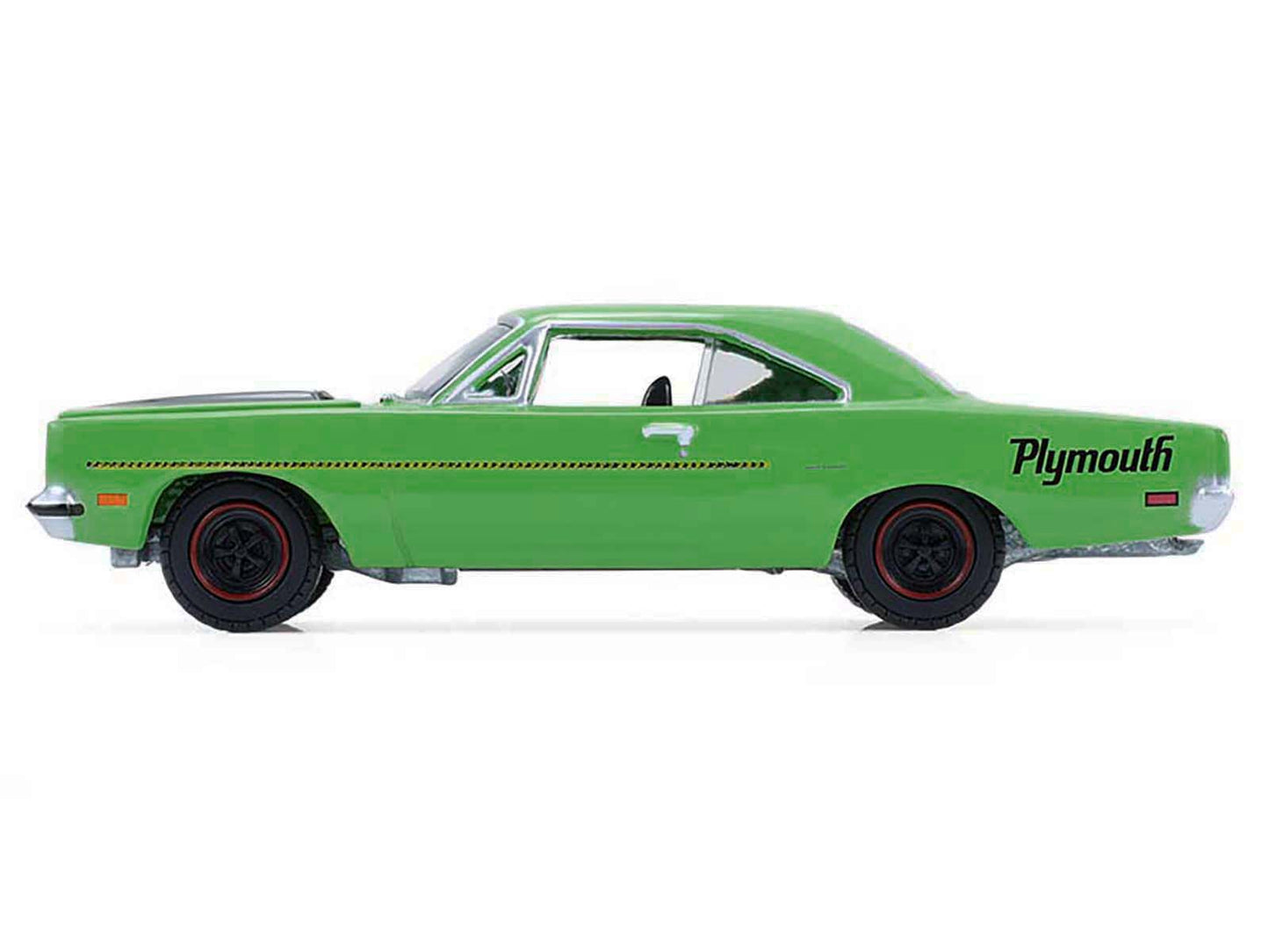 GreenLight 1970 Plymouth Road Runner Green with Black Hood Stripe "GreenLight Muscle" Series 30 1/64 Diecast Model Car by <h2>1970 Greenlight</h2> <p>High-quality perfect for collectors and enthusiast