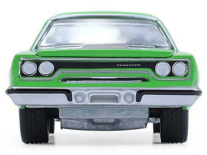 GreenLight 1970 Plymouth Road Runner Green with Black Hood Stripe "GreenLight Muscle" Series 30 1/64 Diecast Model Car by <h2>1970 Greenlight</h2> <p>High-quality perfect for collectors and enthusiast