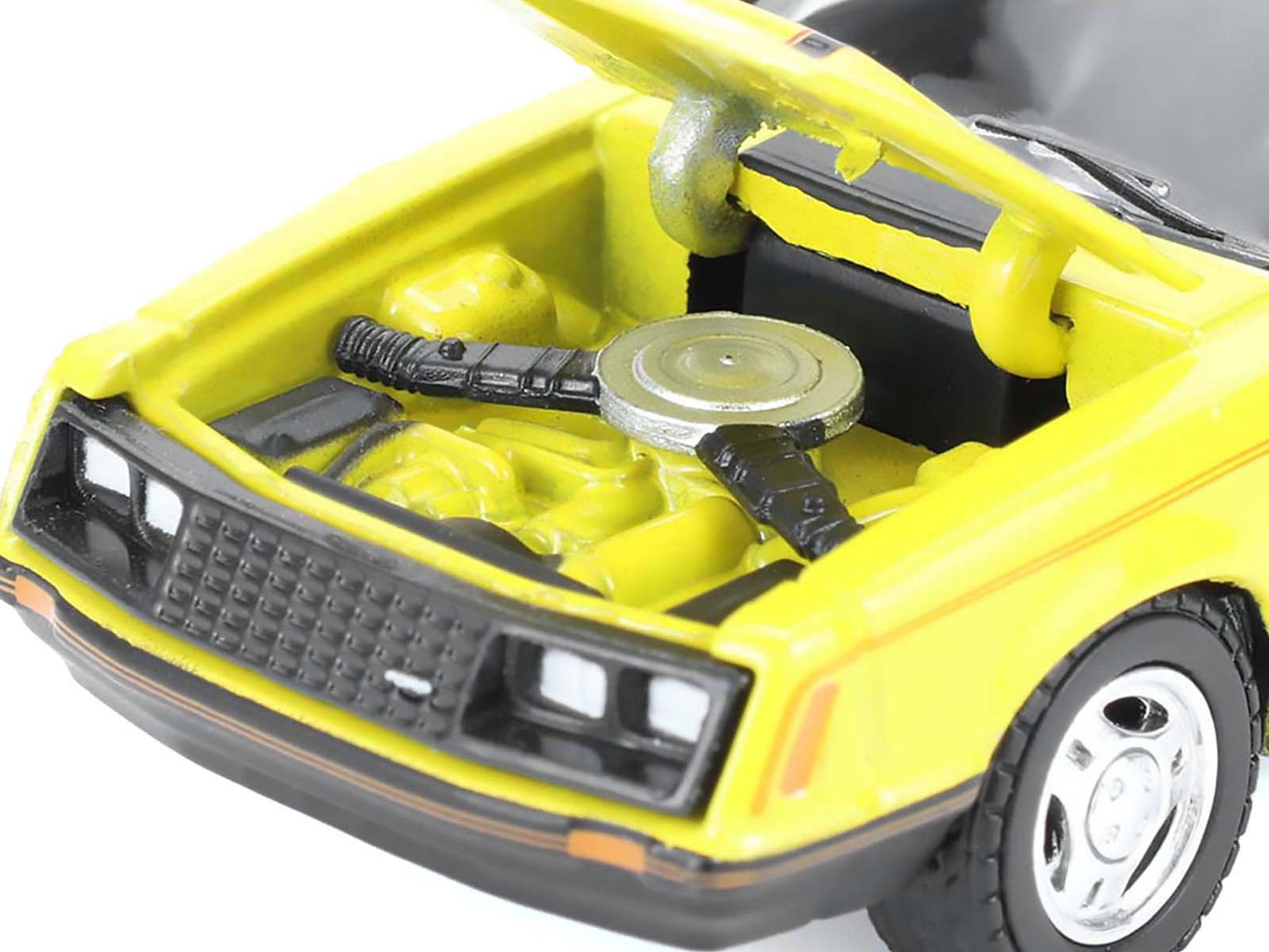 GreenLight 1979 Ford Mustang Cobra Fastback Bright Yellow with Good Graphics "GreenLight Muscle" Series 30 1/64 Diecast Model Car by <h2>1979 Greenlight</h2> <p>High-quality perfect for collectors and