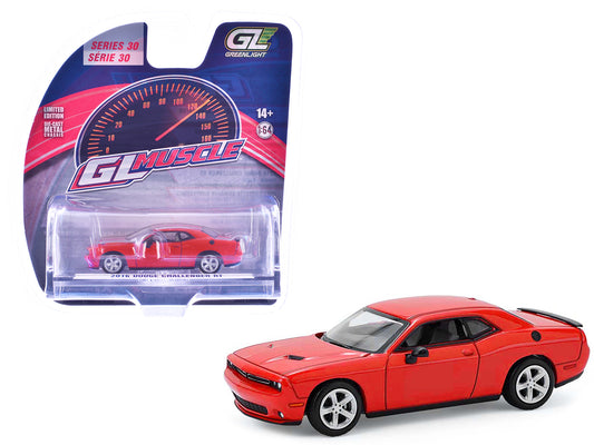 2016 Dodge Challenger RT Torred "GreenLight Muscle" Series 30 1/64 T&y Diecast Model Car by Greenlight