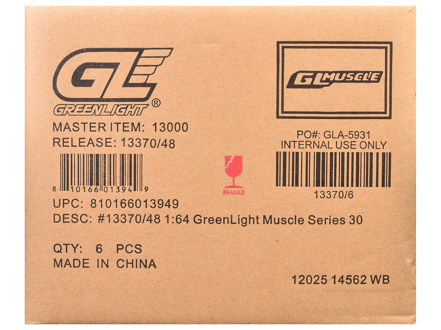 GreenLight "GreenLight Muscle" Series 30 Set of 6 pieces 1/64 Diecast Model Cars by <h2>"GreenLight Greenlight</h2> <p>High-quality car perfect for collectors and enthusiasts. Features detailed interi