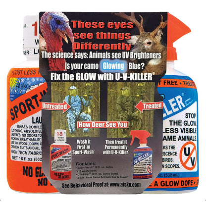 Atsko U-V-Killer / Sport-Wash Combo (2 x 18 oz.)