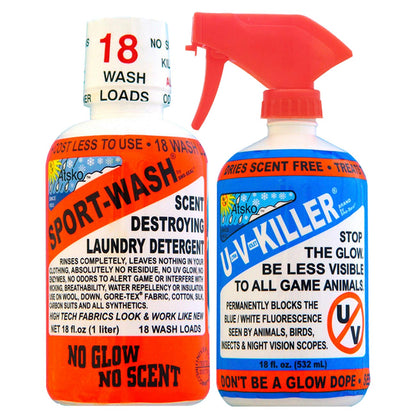 Atsko U-V-Killer / Sport-Wash Combo (2 x 18 oz.)