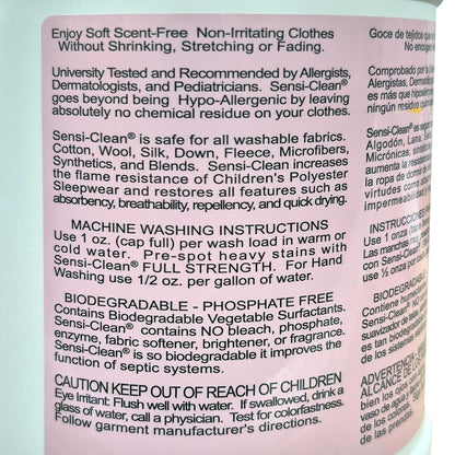 Atsko Sensi-Clean Scent-Free Laundry Detergent - 2 quart = 64 Wash Loads