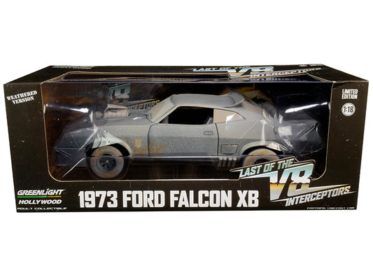 1973 Ford Falcon XB RHD (Right Hand Drive) (Weathered Version) "Last of the V8 Interceptors" (1979) Movie 1/18 T&y Diecast Model Car by Greenlight