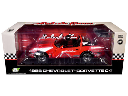 GreenLight 1988 Chevrolet Corvette C4 #1 Malcolm Konner "Corvette Challenge Race Car" Red with Black Top 1/18 Diecast Model Car by <h2>1988 Greenlight</h2> <p>High-quality perfect for collectors and e