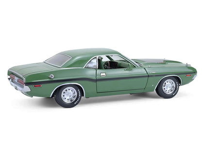 GreenLight 1970 Dodge Challenger R/T Hemi F8 Green with Black Stripes and Interior "Mr. Norm's Challenger" 1/18 Diecast Model Car by <h2>1970 Greenlight</h2> <p>High-quality perfect for collectors ent