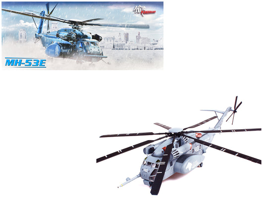 Sikorsky MH-53E Sea Dragon Helicopter "United States Navy Black Stallions Tail Number 40" Light Gray 1/72 T&y Diecast Model by Panzerkampf