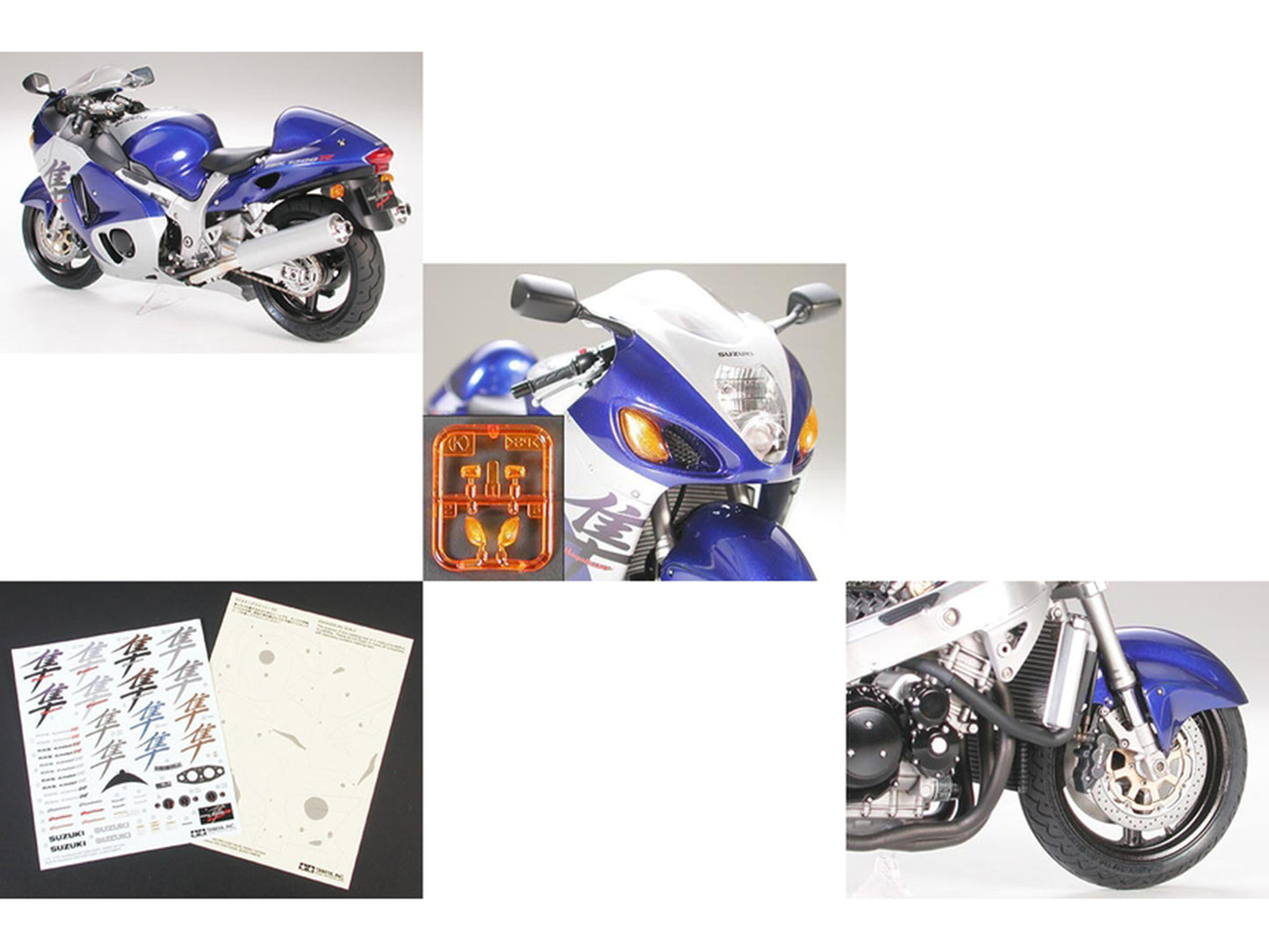 Model Kit Suzuki GSX1300R Hayabusa Motorcycle 1/12 Scale Model by Tamiya