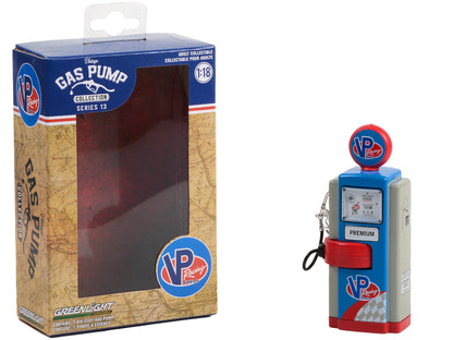 GreenLight 1948 Wayne 100-A Gas Pump "VP Racing Fuels" Blue and Gray "Vintage Pumps" Series 13 1/18 Diecast Model by <h2>1948 Greenlight</h2> <p>High-quality car perfect for collectors enthusiasts. Fe