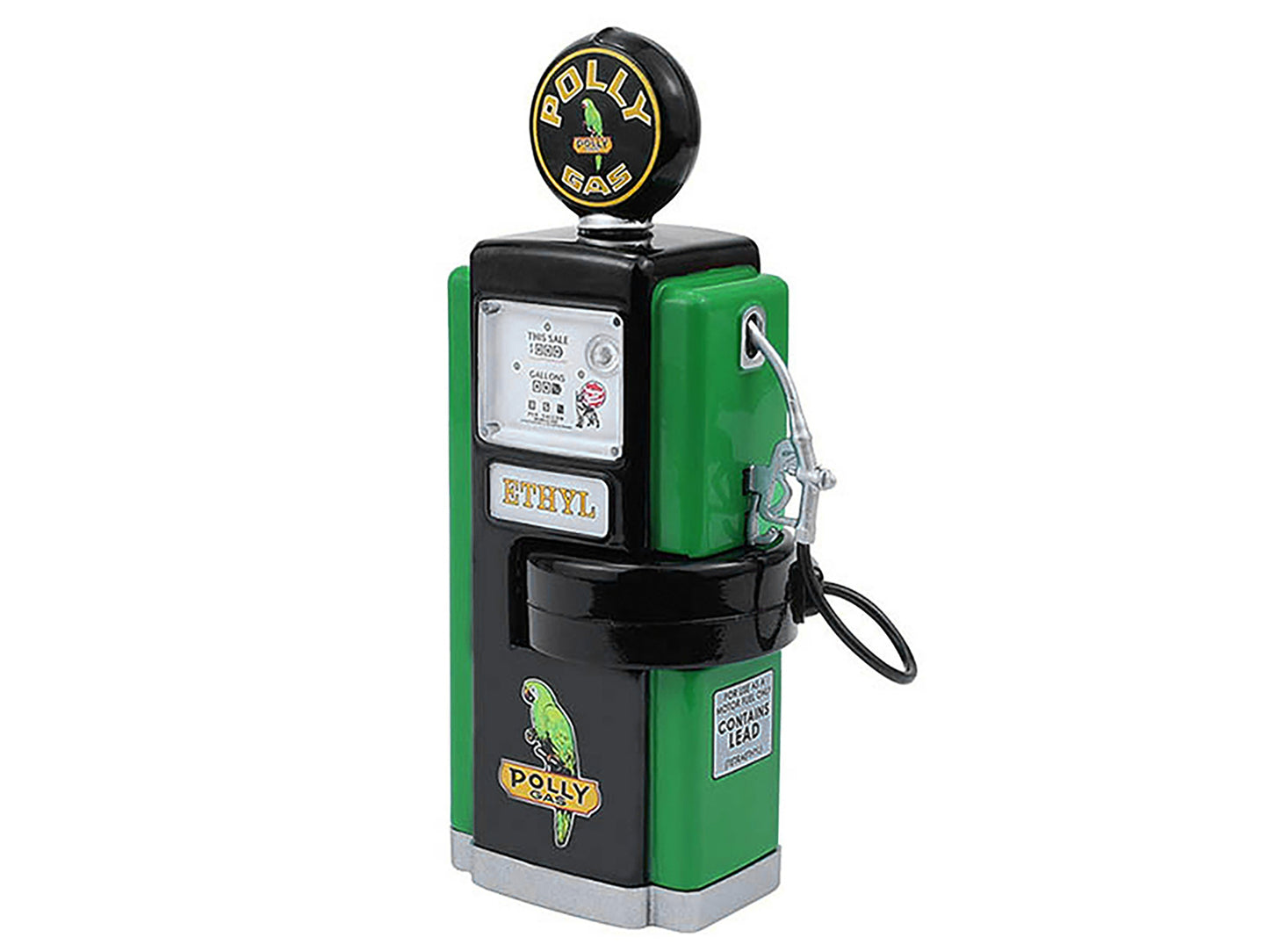 GreenLight 1948 Wayne 100-A Gas Pump "Polly Gas" Black and Green "Vintage Pumps" Series 17 1/18 Diecast Replica by <h2>1948 Greenlight</h2> <p>High-quality model car perfect for collectors enthusiasts
