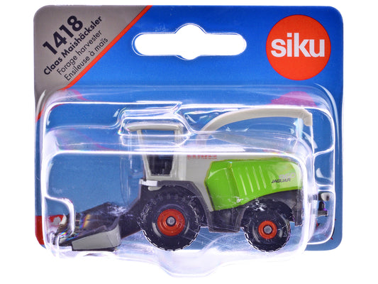 Claas 960 Jaguar Forage Harvester Green and Gray T&y Diecast Model by Siku
