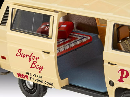 Level 3 Model Kit Argyle’s Volkswagen Vanagon "Surfer Boy Pizza" Van "Stranger Things" (2016-Current) TV Series 1/25 Scale Model by Revell