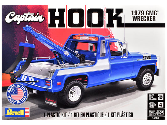 Level 4 Model Kit 1979 GMC Wrecker Tow Truck "Captain Hook" 1/25 Scale Model by Revell T&y