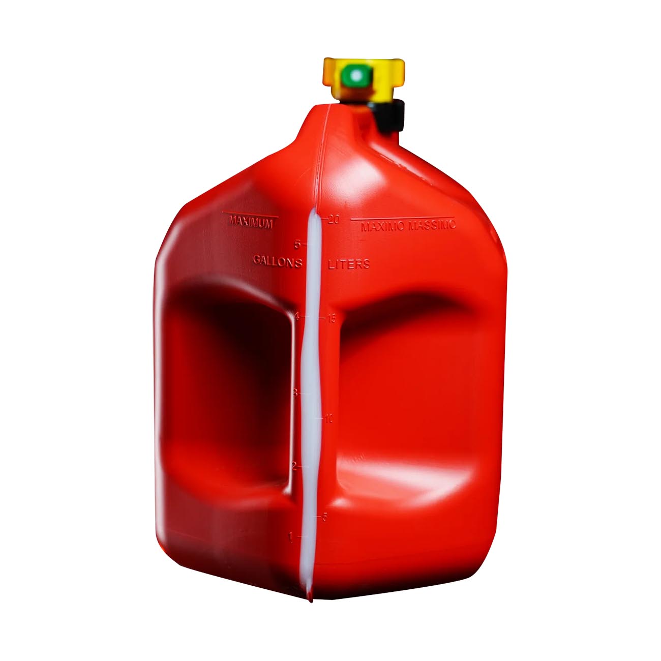 No-Spill 5-Gallon Gas Can Red with ViewStripe Pro Stripe