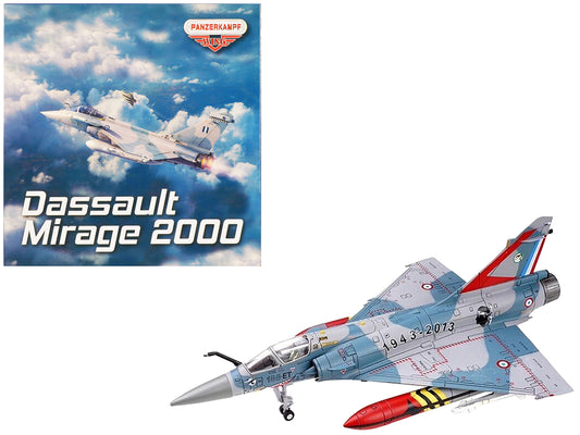 Dassault Mirage 2000-5F Fighter Aircraft "70th Anniversary of Corsica Squadron" French Air Force "Wing" Series 1/72 T&y Diecast Model by Panzerkampf