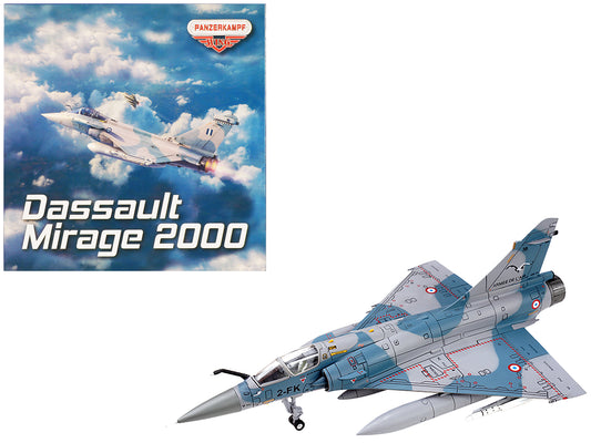 Dassault Mirage 2000-5F Fighter Aircraft "2-FK Cigognes" French Air Force "Wing" Series 1/72 T&y Diecast Model by Panzerkampf