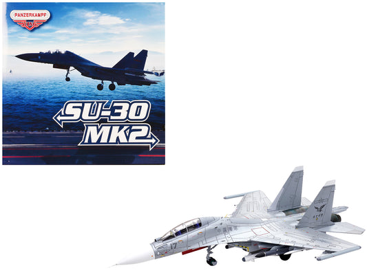 Sukhoi Su-30MKK Flanker-G Fighter Aircraft #17 "People's Liberation Army (PLA) Naval Aviation's Sea and Air Eagle Regiment" Chinese Air Force "Wing" Series 1/72 T&y Diecast Model by Panzerkampf