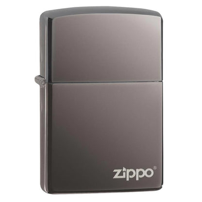 Zippo Windproof Lighter Black L&M Ice Finish w/Zippo LogoClassic Case