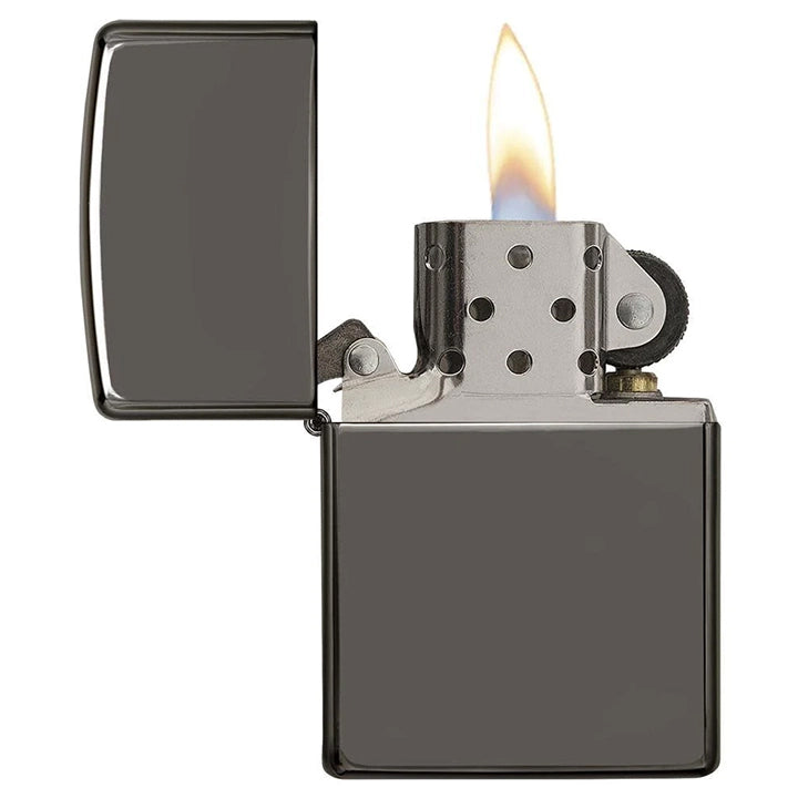Zippo Windproof L&M Lighter Black Ice