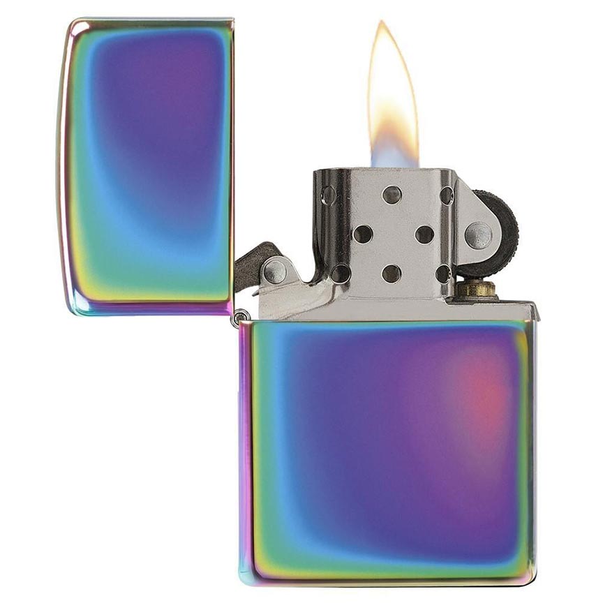Zippo Windproof L&M Lighter w/Spectrum Finish