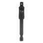 Titan 3" Long - Hex Shank 1/4" Drive to Locking Square Socket Adapter