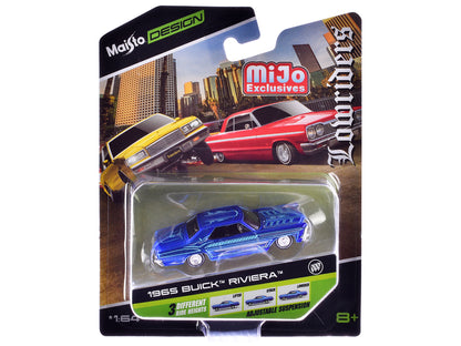 Maisto 1965 Buick Riviera Candy Blue with Graphics "Lowriders" "Maisto Design" Series 1/64 Diecast Model Car by <h2>1965 Maisto</h2> <p>High-quality perfect for collectors and enthusiasts. Features de