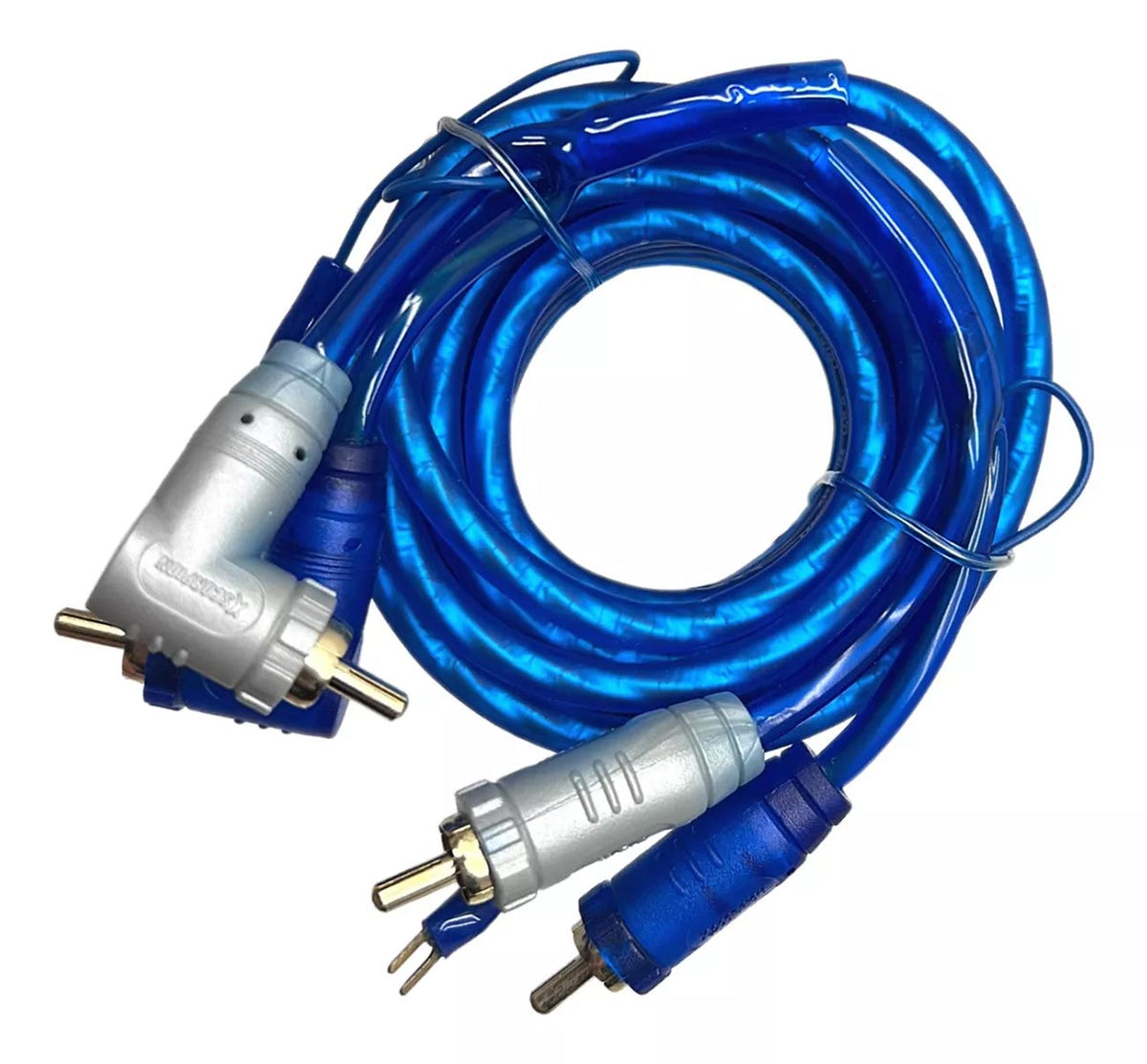 XScorpion 15-Foot Right Angle Triple Shielded RCA Cable with Remote Wire